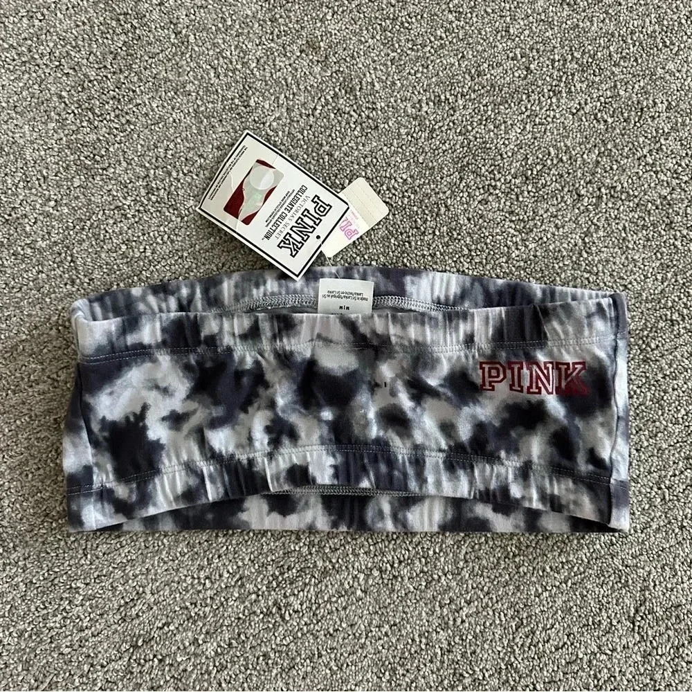 Victorias Secret PINK Tie Dye Tube Top Indiana‎ University IU Size Medium - Picture 2 of 5
